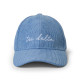 Delta Delta Delta Tri-Delta Sorority Corduroy Hat-Blue