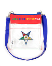 Order of the Eastern Star OES Clear Cross Body Bag