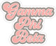 Gamma Phi Beta Sorority Retro Magnets- Set of 2