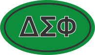 Delta Sigma Phi Fraternity Magnet- Set of Two 