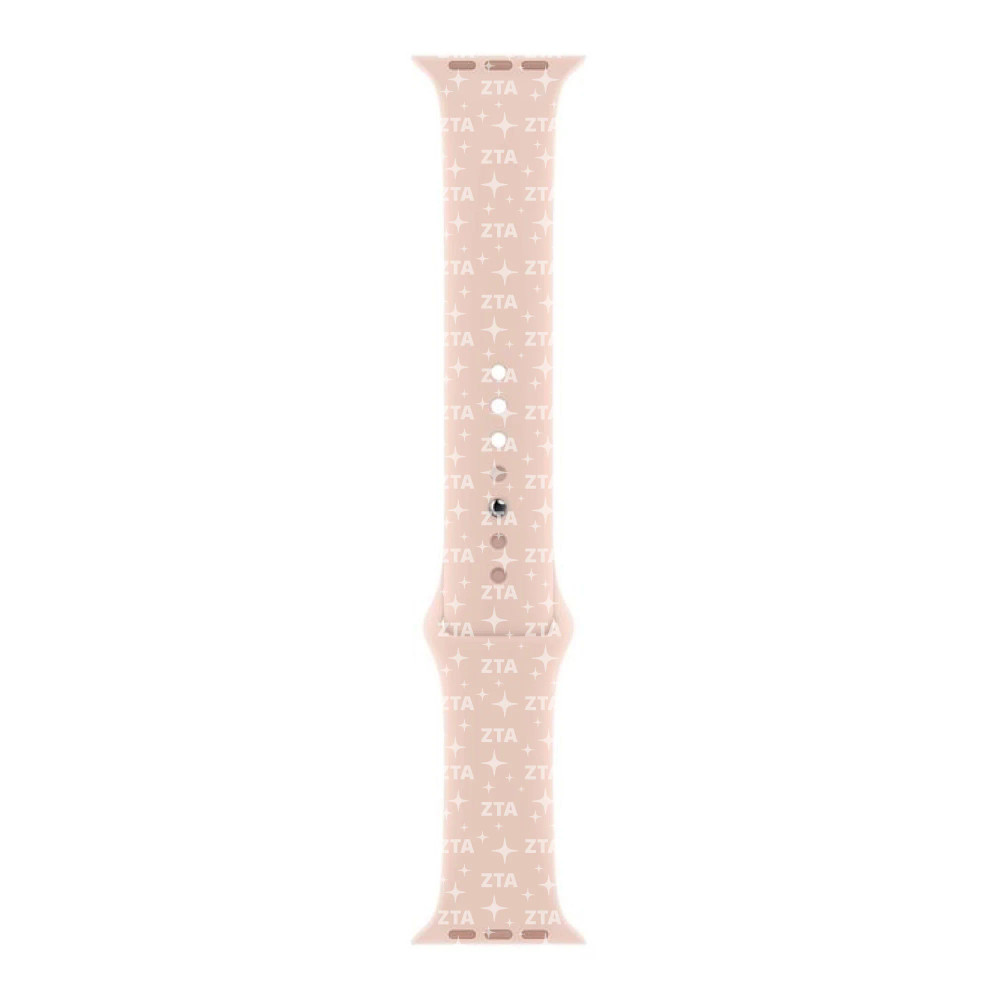 ALPHA THETA-C　AT−6100 Zeta Tau Alpha ZTA Sorority Silicone Smart Watch Band