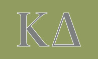 Kappa Delta Sorority Flag- Greek Letters 