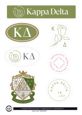 Kappa Delta Sorority Stickers- Brand Focus