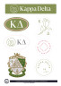 Kappa Delta Sorority Stickers- Brand Focus