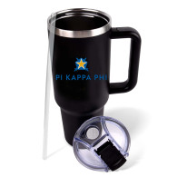 Pi Kappa Phi Fraternity Stainless Steel Tumbler with Handle