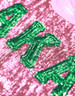 Alpha Kappa Alpha AKA Sorority Sequin Shirt- Pink