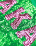 Alpha Kappa Alpha AKA Sorority Sequin Shirt- Green