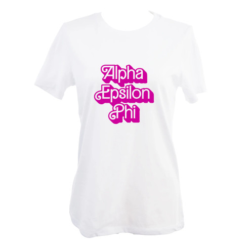 Alpha Epsilon Phi AEPHI Sorority T-Shirt- Retro Dolly 
