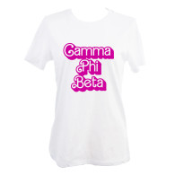 Gamma Phi Beta Sorority T-Shirt- Retro Dolly 
