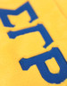 Sigma Gamma Rho Sorority Faux Fur Bag-Yellow