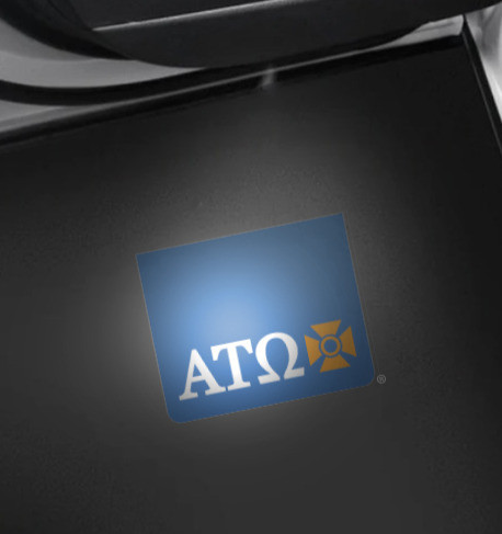 Alpha Tau Omega ATO Fraternity LED Car Door Light- Set of 2