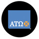 Alpha Tau Omega ATO Fraternity LED Car Door Light- Set of 2