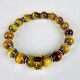 Sigma Gamma Rho Sorority Natural Stone Bead Bracelet –Yellow