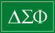 Delta Sigma Phi Fraternity Flag-Greek Letters 