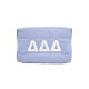 Delta Delta Delta Tri-Delta Sorority Makeup Bag- Puffer Style with Sorority Letters