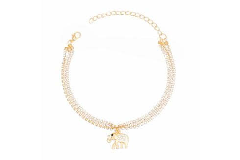 Elephant Anklet-Gold 