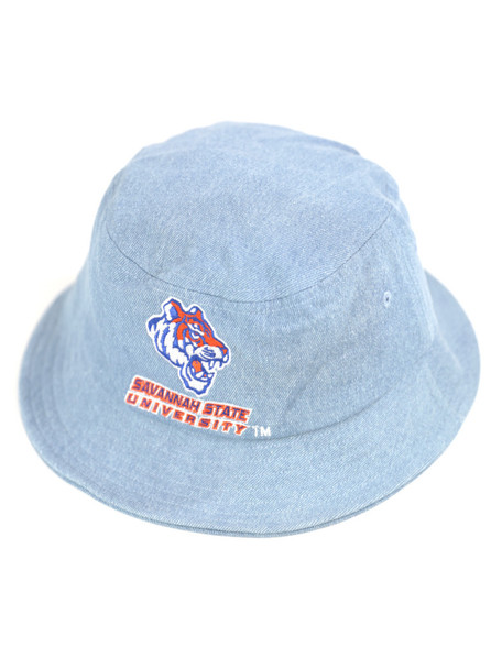 Savannah State University Bucket Hat- Light Blue Denim 
