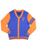 Florida Memorial University Cardigan- Men's- Blue/Orange