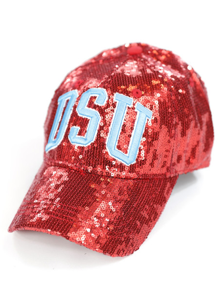 Delaware State University Sequin Hat-Front