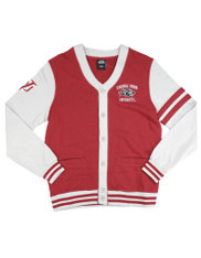 Virginia Union University Cardigan- Men's-Maroon/Gray 