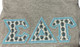 Sigma Delta Tau Sorority Double Stitched Letter T- Shirt-Gray- Size XL