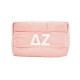 Delta Zeta Sorority Makeup Bag- Puffer Style with Sorority Letters