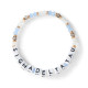 Sigma Delta Tau Sorority Glass Beaded Bracelet 