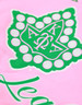 Alpha Kappa Alpha AKA Sorority Racing Jackets- Twill-Pink/Green