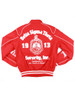 Delta Sigma Theta Sorority Racing Jackets- Twill-Red/White