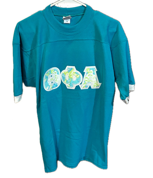 Theta Phi Alpha Sorority Jersey Shirt-Size Medium