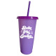 Delta Phi Epsilon DPHIE Sorority- Set of 4- Glitter Color Changing Cups