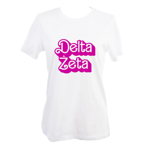 Delta Zeta Sorority T-Shirt- Retro Dolly 