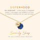 Sigma Delta Tau Sorority Druzy Necklace 