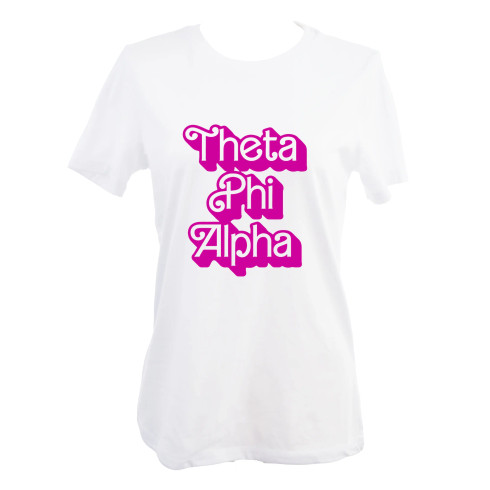 Theta Phi Alpha Sorority T-Shirt- Retro Dolly 
