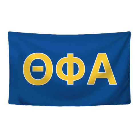 Theta Phi Alpha Sorority Flag- Greek Letters 