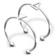 Delta Zeta Sorority Stacking Ring Set-Silver