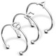 Alpha Epsilon Phi AEPHI Sorority Stacking Ring Set-Silver