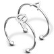 Alpha Phi Sorority Stacking Ring Set-Silver