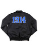 Phi Beta Sigma Fraternity Bomber Jacket- Black-Back
