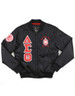 Delta Sigma Theta Sorority Bomber Jacket-Black-Front
