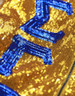 Sigma Gamma Rho Sorority Sequin Jacket- Gold