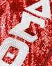 Delta Sigma Theta Sorority Sequin Jacket-Red