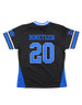 Zeta Phi Beta Sorority Football Jersey-Black
