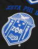 Zeta Phi Beta Sorority Football Jersey-Black