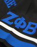 Zeta Phi Beta Sorority Football Jersey-Black