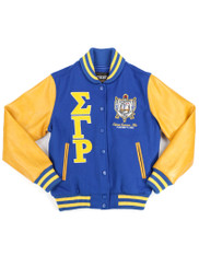 Sigma Gamma Rho Sorority Wool Jacket-Front