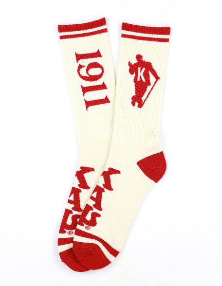 Kappa Alpha Psi Fraternity Socks-Cream