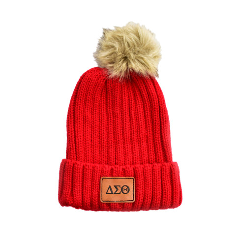 Delta Sigma Theta Sorority Pom Beanie