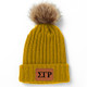 Sigma Gamma Rho Sorority Pom Beanie-Yellow
