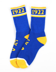 Sigma Gamma Rho Sorority Socks-Blue